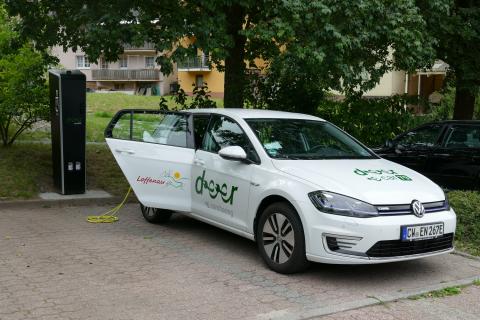 E-Car Sharing-Stationen