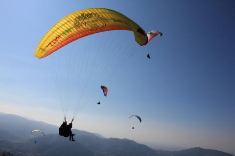 Gleitschirmfliegen