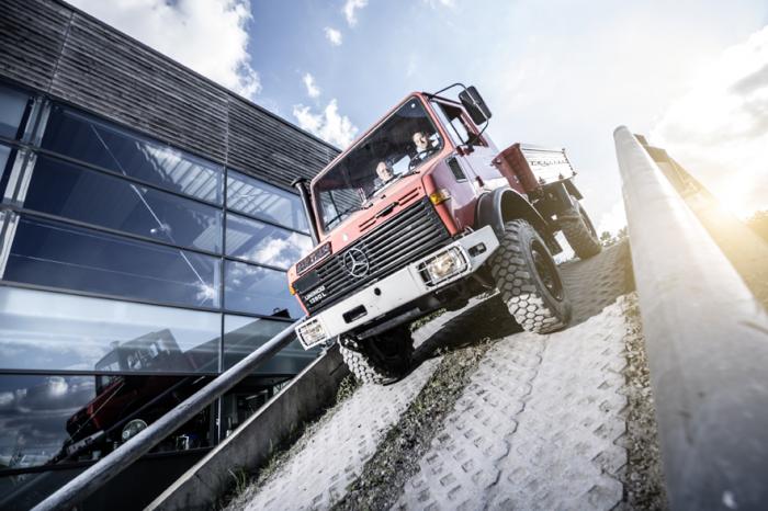 Außenparcours im Unimog-Museum