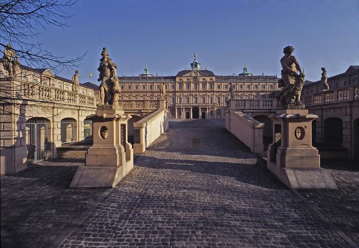 Innenhof der Barockresidenz Rastatt