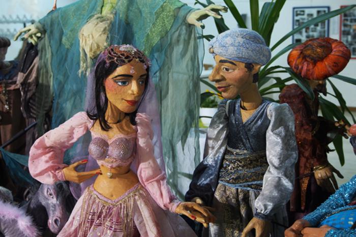 Puppenfiguren im Puppentheater Gernsbach